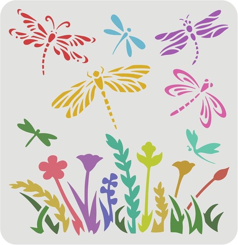 Large dragonfly flower - &,