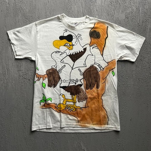 Vintage airbrush eagle shirt - eagle,
