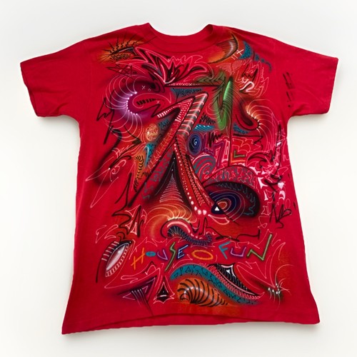 Vintage airbrush art tee shirt - vintage,