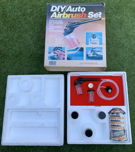 Airbrush set vintage humbrol - set,