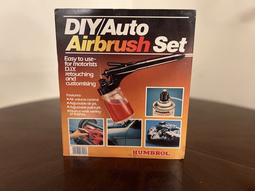 Airbrush set vintage humbrol - airbrush,