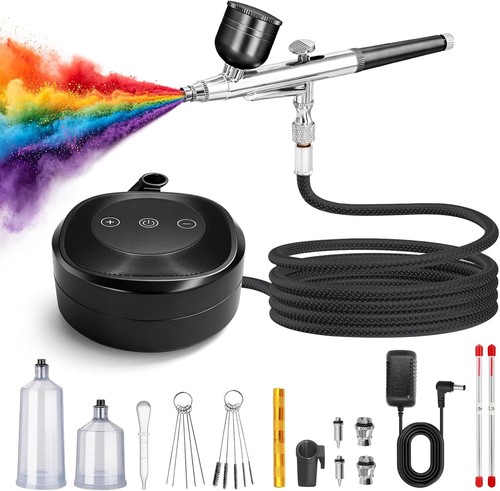Airbrush kit with - kit,