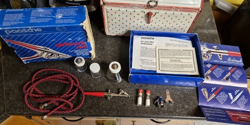 Vintage paasche set airbrush - vintage,